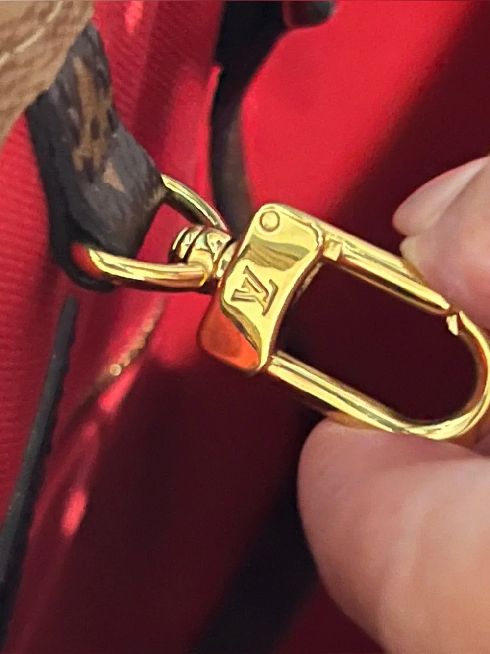 Authentic Louis Vuitton Reverse Monogram GM On The Go